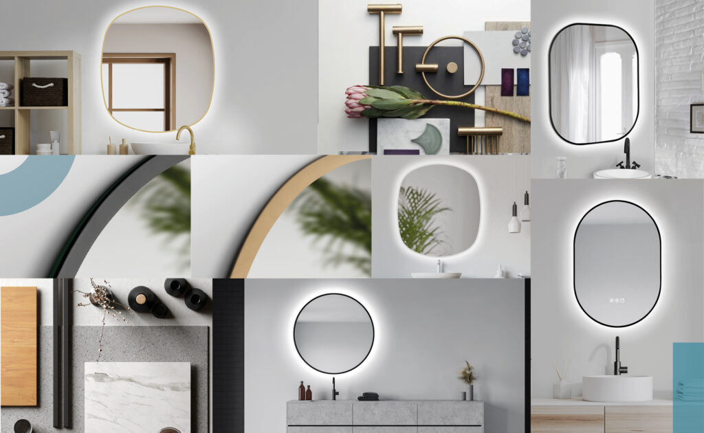 Combinable mirrors capable of creating the perfect visual balance – focco